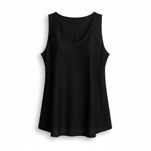 Zanzea Black Sleeveless V-Neck Top | Size M | New with Tags (NWT)